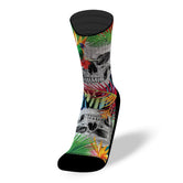 calcetines litheapparel calavera de la junga jungle skull rx socks