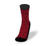 calcetines litheapparel leopardo rojo