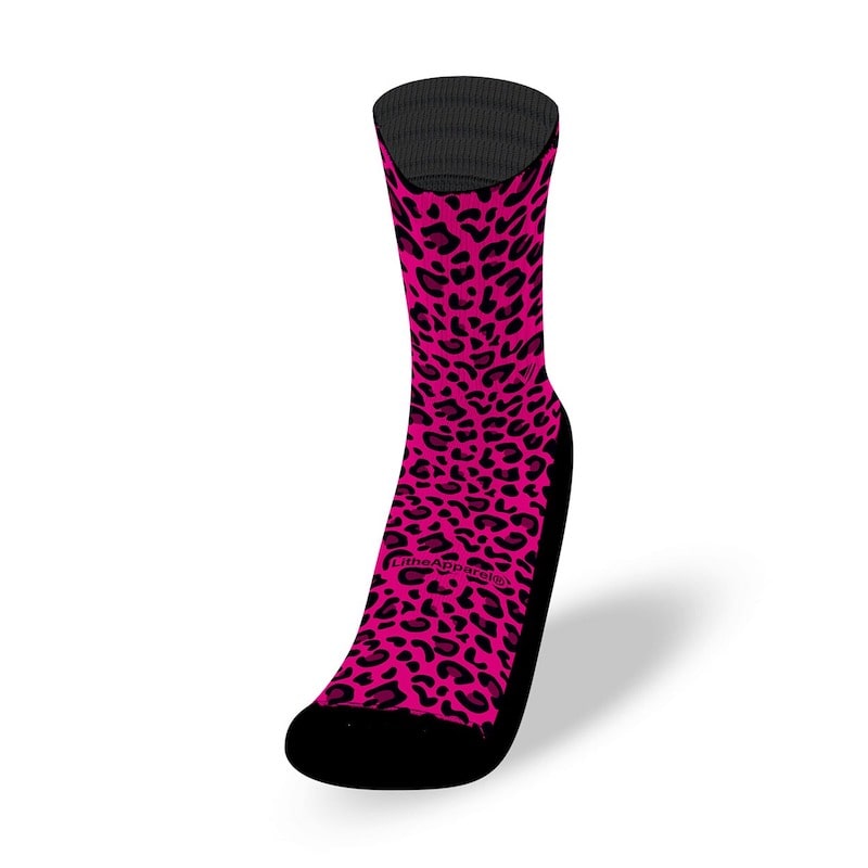 calcetines litheapparel leopardo rosa