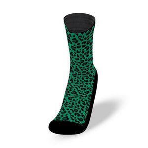 calcetines litheapparel leopardo verde