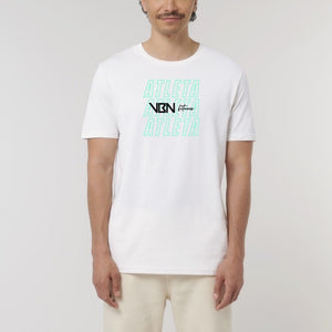 camiseta atleta vbn fitness blanca unisex frontal