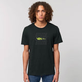 camiseta atleta vbn negra unisex frontal