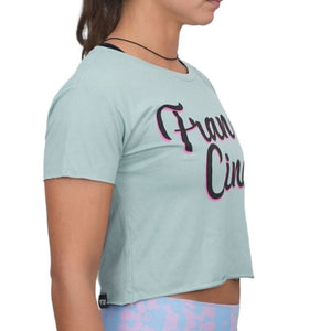 camiseta corta miami crop top azul fran cindy-2