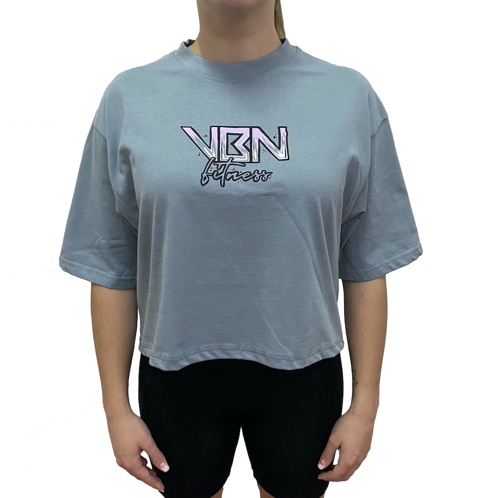 camiseta corta oversize mujer win or die citadel vbn fitness