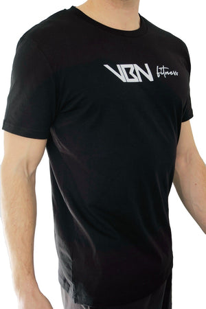 camiseta logo vbn fitness negra 2