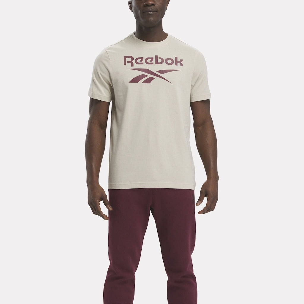 Camiseta Reebok BIG LOGO Beige