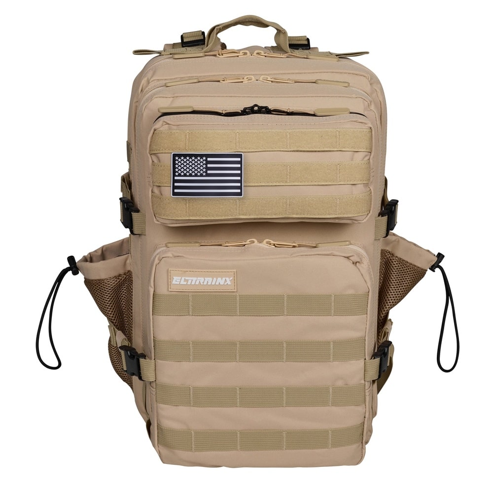 Mochila táctica Elitex Training V1 45L All in - Cream Khaki