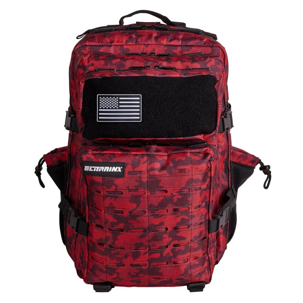 Mochila táctica Elitex Training V2 45L All in - Rojo Camuflaje