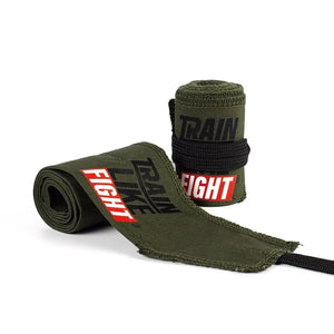 muñequeras de tela hd ripstop trainlikefight verde wrist band green-3-min