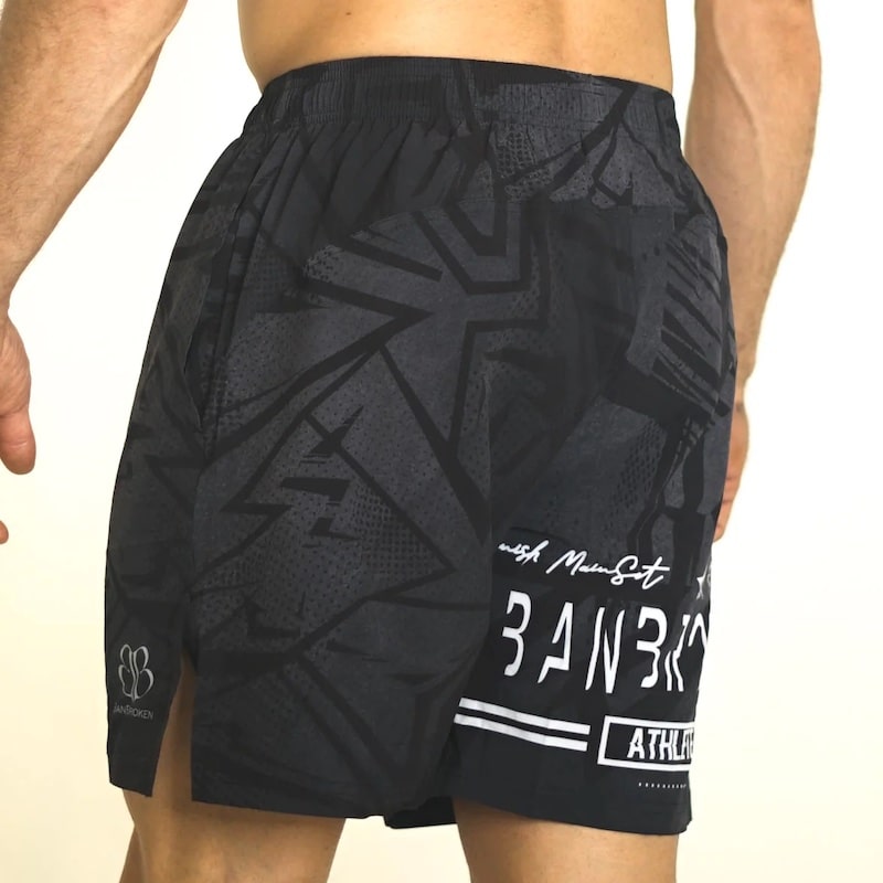 pantalon corto hombre banbroken athlete black-3