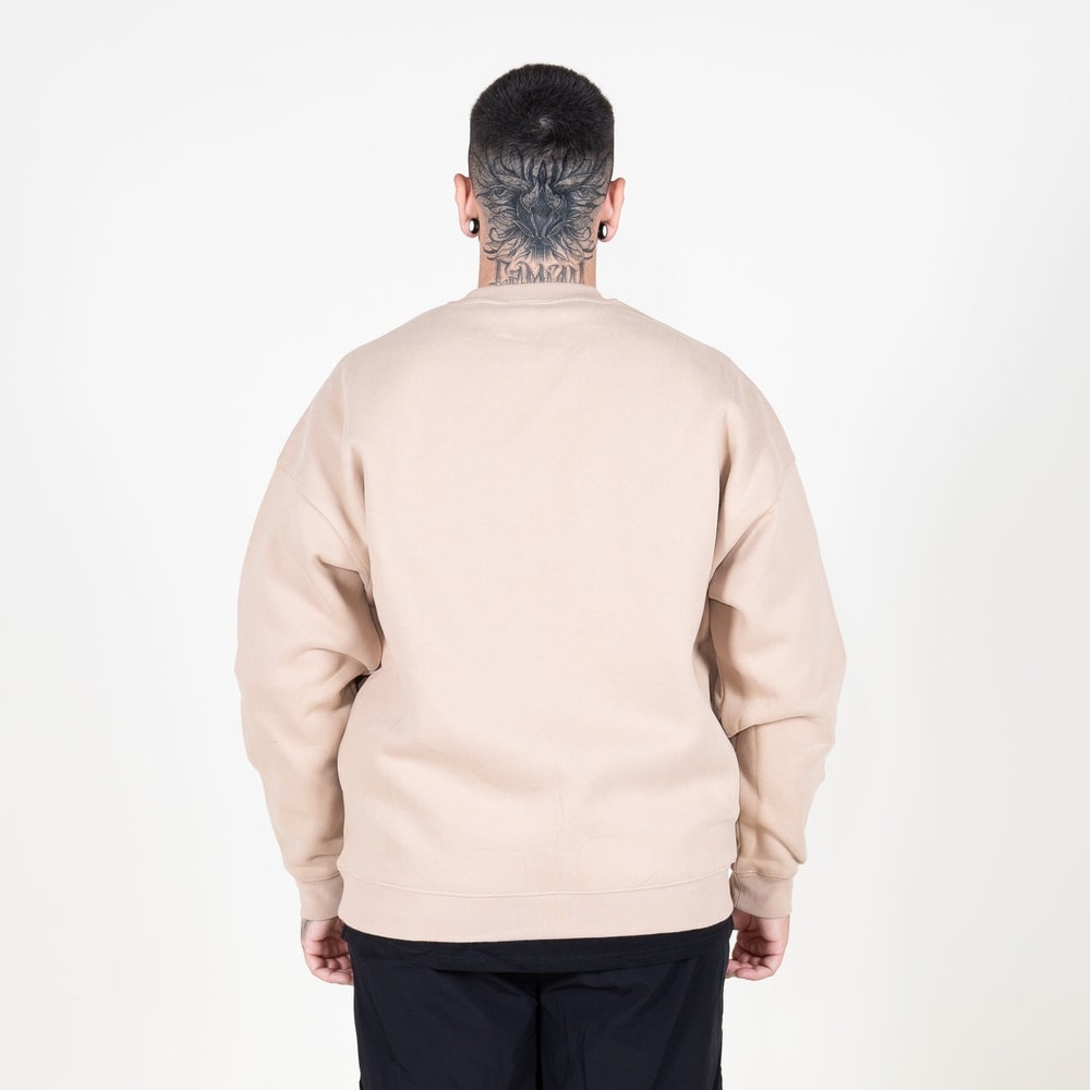 Sudadera M4U Oversize Crewneck Fleece Camel | URBAN