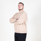 Sudadera M4U Oversize Crewneck Fleece Camel | URBAN